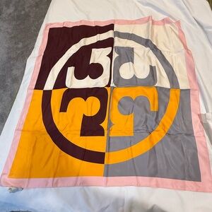 Tory Burch Multicolor Logo Scarf